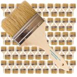 Pro Grade - Chip Paint Brushes - 96 Ea 4 Inch Chip Paint Brush Light Brown