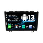 SXAUTO IPS Android 13 Car Stereo For Honda CRV (2006-2011) - 4G+64G - Wireless CarPlay/Android Auto - LED Camera + MIC - 9 Inch 2 Din - DAB Steering Wheel Fast-boot 360-Cam AHD DSP WIFI