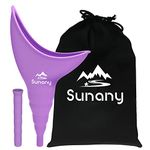 Female Urination Device,Reusable Silicone Female Urinal Foolproof Women Pee Funnel Allows Women to Pee Standing Up,Women's Urinal with Drawstring Bags is The Perfect Companion for Travel and Outdoor