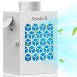 Semboh Indoor Dryer Vent Kit, Metal Dryer Vent Box for Electric Clothes Dryer Featuring a Safety Vent Flap, Dryer Lint Trap, Includes Screen Filter, Polyester Filters, and Dryer Vent Hose