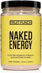Fruit Punch Naked Energy – Clean Pre Workout Supplement for Men and Women, Vegan Friendly, No Added Sweeteners, Colors or Flavors – 30 Servings