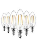 EDISHINE E12 LED Candelabra Bulb, 5