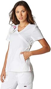 KOI Lite 316 Women's Philosophy Scrub top (White, Medium)