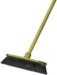 Greener Cleaner 100% Recycled Plastic Telescopic Handle Floor Broom, Green