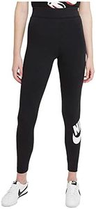 Nike Women's Sportswear Essential FTRA Leggings, X-Large, Black/White