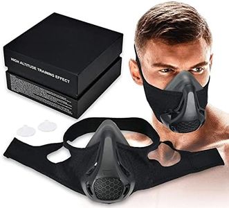 High Altitude Mask, Training Workout Mask Men to Improve Lung Capacity, 24 Level Breathing Resistance Fitness Mask to Upgrade Endurance, for All Sport: Running, Cardio, Cycling, Gym