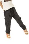 THE HOTDOG CO- Six Pocket Cotton Loopknit Boys Cargo Pant| Available Color-Charcoal|13-14YR