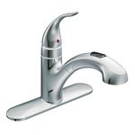 Moen 67315C Integra One-Handle Low Arc Pullout Kitchen Faucet (Chrome)