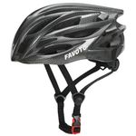 Favoto Bike Helmet for Adults Lightweight Bicycle Helmet for Men Women Adjustable Road Mountain Cycling Helmet Safety Protection Size 59-61cm Carbon Fiber