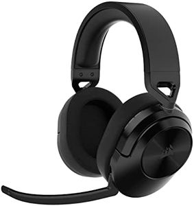 CORSAIR HS55 Wireless Core Casque de Jeu Léger - Microphone Omnidirectionnel - Conducteurs en Néodyme - Portée Jusqu'à 50 Pieds - Compatible iCUE - PC, PS5, PS4, Nintendo Switch - Carbone