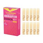 Elementary Bb Soprano Saxophone Sax Reeds Strength 2.5 for Beginners, 10pcs/ Box