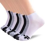 Fila womens Quarter Ankle Socks, Multi (10 Pack), One Size