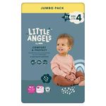 Little Angels Size 4 Nappies Jumbo 84 Pack