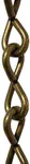 RCH Hardware CH-S50-12-AB Steel Basket Chain 13 Gauge, Antique Brass (1 Foot)