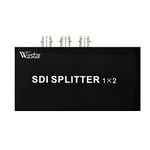 Wiistar SDI Splitter 1x2 Supports SD-SDI, HD-SDI, 3G-SDI Support SDI Splitter 1 in 2 Out Full HD 1080P for Camera Monitor SDI Devices