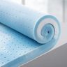BedStory Mattress Topper Queen, 3" Memory Foam Mattress Topper Gel Foam Topper, Thick Bed Foam Topper - CertiPUR-US- Ventilated Design Surmatelas (Queen Size)