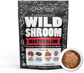 Wild Foods Wild Mushroom Blend-Supercharged Reishi, Chaga, Cordyceps, Turkey Tail and Lion’s Mane - 4Oz Pack- Adaptogenic Stress Reducer for Increased Mental Clarity-Nootropic Liquid Blend for Coffee