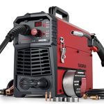 ARCCAPTAIN 160A MIG Welder 110V 220V Gasless/Gas MIG/Lift TIG/MMA Stick 4 in 1 Welding Machine with Synergy, Welder Machine Portable Welder for Beginner