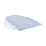 The White Willow Pregnancy Pillow for Pregnant Women Memory Foam Helps in Back Pain Relief Multipurpose Wedge Maternity Pillow for Body & Belly Support- (15" L x 13" W x 4.3" H) Blue