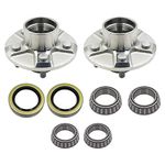 LAFORMO Boat Trailer Hub with Bearing Kit - Set of 2 Trailer Idler Hub Kits 5 on 4.5 for 3500 lbs Axle