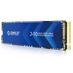 ORICO NVMe SSD 1TB M.2 with Heatsink, PCIe Gen3x4 2280 Internal Solid State Drive, SLC Cache 3D NAND, Up to 3100MB/s, Compatible with Laptop and PC Desktops -J10