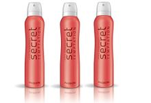 Secret Temptations Passion Deodorant for Women, Long-lasting Deodorant for That Extra Boost of Energy in All Seasons, Pack of 3 (150ml each)