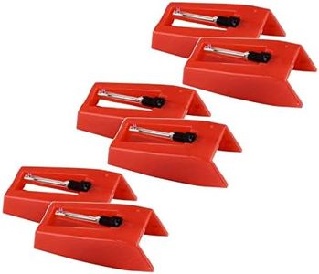 Pack of 6 Standard Record Player Needles Replacement for Turntables with Victrola Crosley Jensen ION Pyle and More.