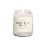 JOOLIE Tobacco & Vanilla Scented Candle for Home | Bougie Parfumée Coconut Soy Blend Candles Scented Cereal Candles | 7.5 oz 40 Hour Burn | Phthalate-Free Fragrance Oils | Lead & Zinc Free Wick