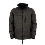 STS Ranchwear Men's Gray Wood Jacket (Black Tweed, Extra Large)