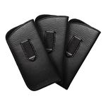 Full Clip Soft Eyeglass Case in Black (3 PACK)