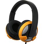 Oblanc UFO200 Over-Ear Headphones with in-line Mic, Matte Yellow (OG-AUD63045)