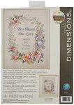 Dimensions Needlecrafts Stamped Cross Stitch, Two Hearts Wedding Record