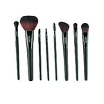 GUBB Makeup Brush Set Of 8 Makeup Brushes - Powder, Foundation, Flat Eyeshadow, Blush, Mascara, Eyeliner, Lip & Eyeshadow Blending Brush - High Definition Results With Fewer Simple Strokes