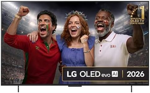 LG OLED evo AI C6 42-inch 4K Smart TV - OLED42C65LA (α11 AI Processor 4K Gen3, 120Hz (VRR 165Hz), Dolby Vision, Dolby Atmos, FILMMAKER MODE™ [Model year 2026]