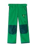 SMONTY Kids Outdoor Hiking Pants Windproof Waterproof Softshell Climbing Trousers for Boys Girls (7-8 Years, Green)