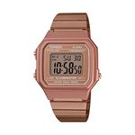 Casio Vintage B650WC-5ADF Rose Gold Digital Dial Rose Gold Stainless Steel Band D200