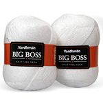 NTGS vardhman Big boss (Off White) 400 gm. Wool Ball Hand Knitting Wool /Art Craft , Needle Acrylic Knitting Yarn Thread Dyed Shade no-15