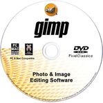 GIMP Photo Editor 2026 on CD Disc |