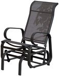 SunTime Havana Single Charcoal Glider Seat Charcoal