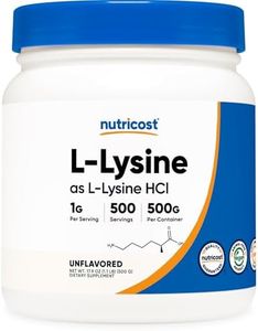 Nutricost L-Lysine Powder - Pure L-Lysine, Non-Gmo, Gluten Free