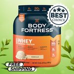 Body Fortress Super Advanced Whey Protein Powder, Vanilla 1.74 lbs