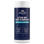 Rocco & Roxie Litter Box Odor Eliminator, Best Natural Urine Deodorizer for Cat Litter Boxes Cats Smell Control, Odor Absorber, Safe for Kitty, 12 oz