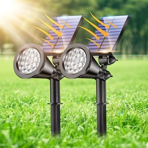 PIKOY Solar Spot Lights Outdoor