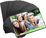 Magicfly 30 Pack Magnetic Picture Frame for Refrigerator, Fits 4 X 6 inch Photos, Fridge Magnetic Photo Frame with Clear Photo Pocket, Office Cabinet, Black