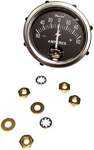 RAParts A55699 One New Tractor Ammeter Gauge (60-0-60) Fits Allis Chalmers Diameter 2" 190XT B C CA +