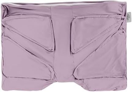 Wife Pillow Cooling Pillowcase: Q-Max 0.4 Cool Fabric, Buttery-Soft, Breathable, Silky-Smooth & Skin Friendly. Washable Cover w/Zipper. Designed for Comfortable & Refreshing Sleep, Purple Bliss