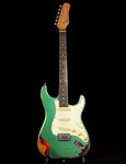 KGD Relic Electric Guitar,Roasted Maple Neck and Rosewood fingerboard,Bone Nut,6-String Relic Guitar,Professional/Full Size/Electric Guitars for Adults