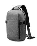 tomtoc Compact EDC Sling Bag, Minimalist Chest Shoulder Crossbody Bag for 14-inch Macbook Pro M3 A2992 A2918, Water-resistant Lightweight Daypack for Daily Use, Work