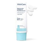 WishCare Niacinamide Oil Balance Fluid Sunscreen SPF 50 PA++++ In-Vivo Tested | 8Hrs+ SPF Protection | Lightweight, Matte & No White Cast | Photostable Sunscreen SPF 50 For Oily Skin, Sensitive, Dry & Combination Skin | For Women & Men | 50 ml