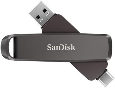 SanDisk 1TB Extreme PRO Dual Drive - Up to 1,000MB/s, USB Type-C, and USB Type-A, High-Performance Flash Drive - SDDDE1-1T00-G46